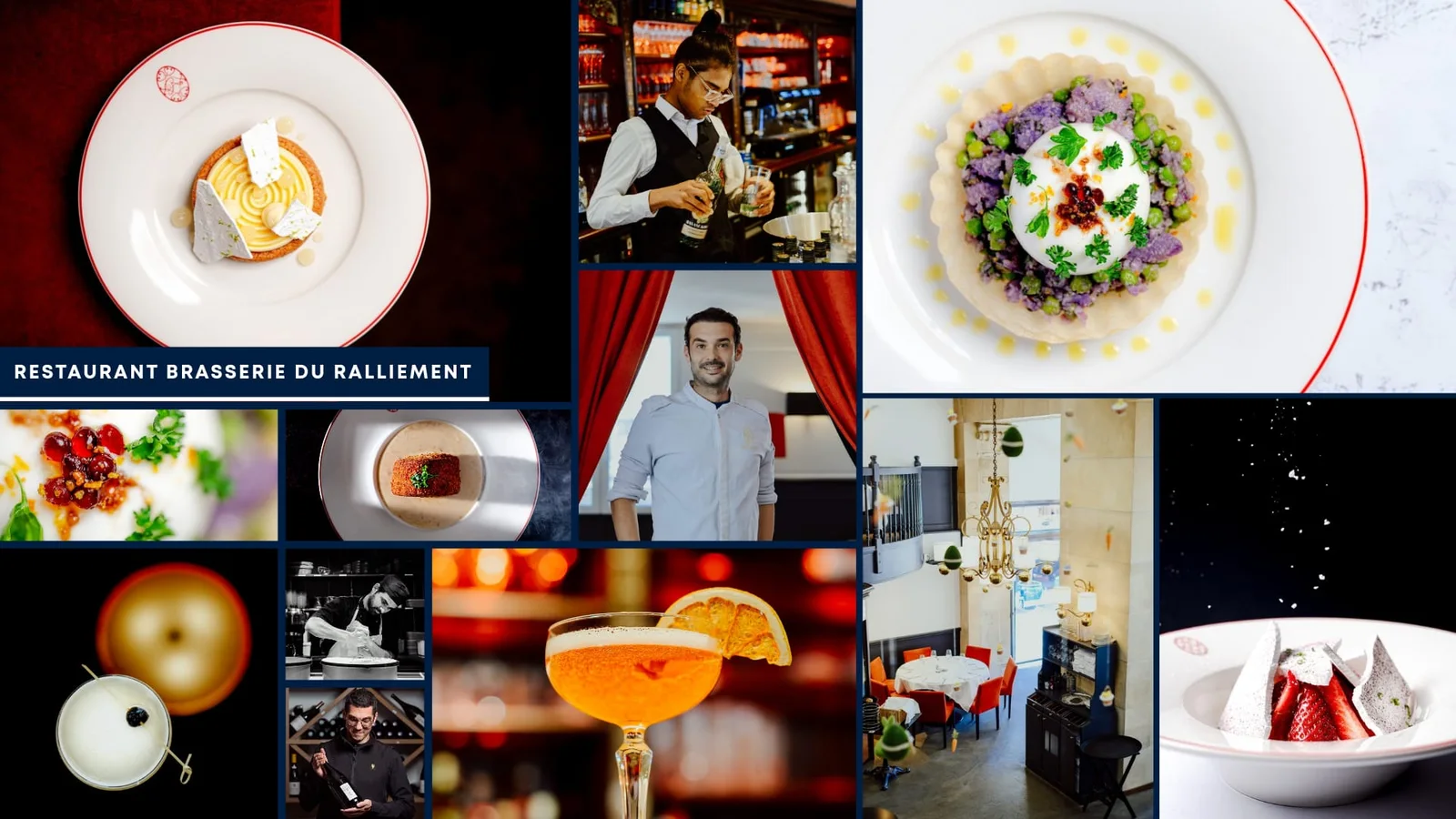 Reportage photo réalisé pour Restaurant Brasserie du Ralliement par l’agence B!mBam